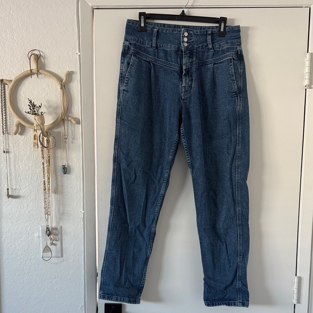 Sezane sama high waisted trousers